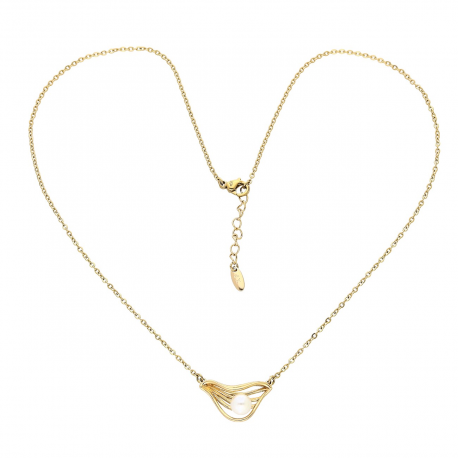 CELEBRYTKA POZŁACANA 44+5 CM PEREŁKI ELEGANCJA XUPING 88411