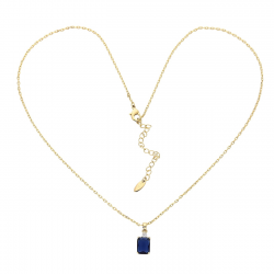 CELEBRYTKA POZŁACANA 45+5 CM SZAFIR Z BRYLANTEM XUPING 88414