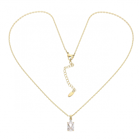 CELEBRYTKA POZŁACANA 45+5 CM BRYLANT Z BRYLANTEM XUPING 88419