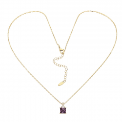 CELEBRYTKA POZŁACANA 46+5 CM AMETYST RADIANCIK XUPING 88422