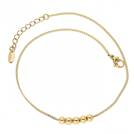 BRANSOLETKA POZŁACANA NA KOSTKĘ NOGI 23+3 CM 4 MM XUPING 88434