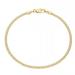 BRANSOLETKA POZŁACANA 18 CM 2,2 MM BISMARK XUPING 88436