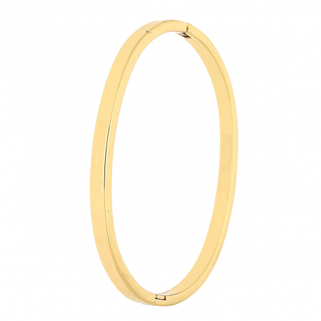 BRANSOLETKA POZŁACANA 57/4 MM ZŁOTY OWALNY BANGLE XUPING 88441