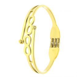 BRANSOLETKA POZŁACANA 60/13 MM S. STEEL TTM XUPING 88573