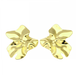 KOLCZYKI POZŁACANE 52/45 MM S. STEEL TTM XUPING 88576