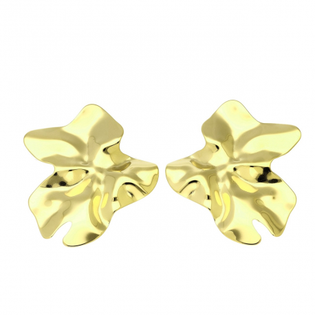 KOLCZYKI POZŁACANE 52/45 MM S. STEEL TTM XUPING 88576