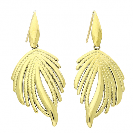 KOLCZYKI POZŁACANE 52/21 MM S. STEEL TTM XUPING 88578