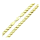 14K ŁAŃCUSZEK POZŁACANY 45 CM 5,5 MM ELEGANCE XUPING 88602