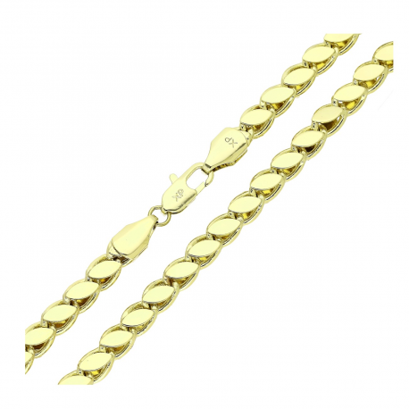 14K ŁAŃCUSZEK POZŁACANY 45 CM 5,5 MM ELEGANCE XUPING 88602