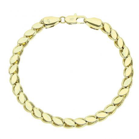 14K BRANSOLETKA POZŁACANA 18 CM 5,5 MM ELEGANCE XUPING 88594