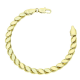 14K BRANSOLETKA POZŁACANA 15 CM 5,5 MM ELEGANCE XUPING 88597