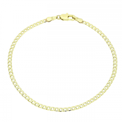 14K BRANSOLETKA POZŁACANA 19 CM 2,5 MM PANCERKA XUPING 88612