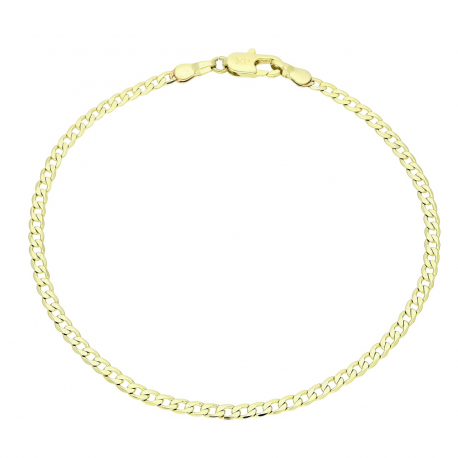 14K BRANSOLETKA POZŁACANA 19 CM 2,5 MM PANCERKA XUPING 88612