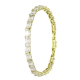 14K BRANSOLETKA POZŁACANA 19-17 CM 5 MM BRYLANTOWA XUPING 88641