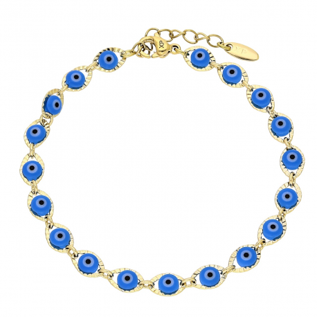 14K BRANSOLETKA POZŁACANA 17+3 CM 5 MM EYE XUPING 88644