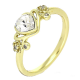 14K PIERŚCIONEK POZŁACANY 6 MM ZARĘCZYNOWY BRYLANT SERCE XUPING 88691