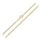 ŁAŃCUSZEK POZŁACANY 45 CM 2,2 MM SINGAPURKA TWARDA XUPING 88702