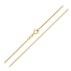 ŁAŃCUSZEK POZŁACANY 45 CM 1,4 MM OGON WĘŻA XUPING 88711