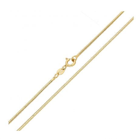 ŁAŃCUSZEK POZŁACANY 45 CM 1,4 MM OGON WĘŻA XUPING 88711