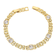 BRANSOLETKA POZŁACANA 19-17 CM 7 MM ELEGANCE XUPING 88757
