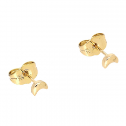 KOLCZYKI POZŁACANE 3,5/5 MM ZŁOTE MALUSZKI XUPING 88898