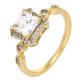 PIERŚCIONEK POZŁACANY 9 MM RADIANT XUPING 88920