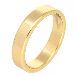 OBRĄCZKA POZŁACANA 4 MM PŁASKA XUPING 88927