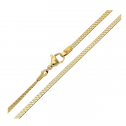 ŁAŃCUSZEK POZŁACANY 18K 50 CM 2,6 MM S. STEEL TTM XUPING 88934