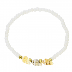 BRANSOLETKA POZŁACANA ELASTIC S. STEEL TTM XUPING 88959