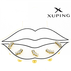 KOLCZYK POZŁACANY 7/3 MM 1 SZTUKA S.STEEL TTM PIERCING XUPING 88988