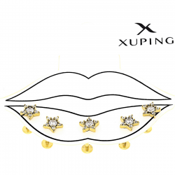 KOLCZYK POZŁACANY 6 MM 1 SZTUKA S.STEEL TTM PIERCING XUPING 88994