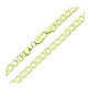 14k ŁAŃCUSZEK POZŁACANY 70 CM 6 MM PANCERKA XUPING 89044