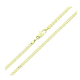 14k ŁAŃCUSZEK POZŁACANY 45 CM 2,5 MM GUCCI XUPING 89051