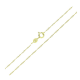 14k ŁAŃCUSZEK POZŁACANY 60 CM 1,5 MM SINGAPURKA XUPING 89052