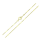14k ŁAŃCUSZEK POZŁACANY 45 CM 2 MM PANCERKA PRZEKLEPKI XUPING 89062