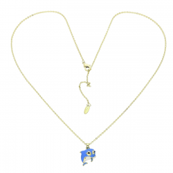 14k CELEBRYTKA POZŁACANA 51-46 CM Z MORSKICH GŁĘBIN XUPING 89064