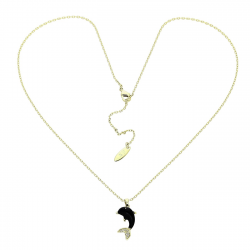 14k CELEBRYTKA POZŁACANA 51-46 CM Z MORSKICH GŁĘBIN XUPING 89076