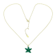 14k CELEBRYTKA POZŁACANA 51-46 CM Z MORSKICH GŁĘBIN XUPING 89084