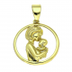 14K ZAWIESZKA POZŁACANA 33/24 MM MAMA XUPING 89098