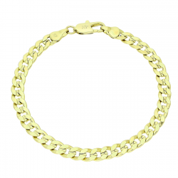 14K BRANSOLETKA POZŁACANA 19 CM 5,7 MM PANCERKA XUPING 89113