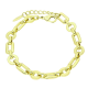 14K BRANSOLETKA POZŁACANA 20+3 CM 9 MM SAMO ZŁOTO XUPING 89118