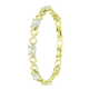 14K BRANSOLETKA POZŁACANA 19-17 CM 6 MM ELEGANCE XUPING 89126