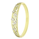 14K BRANSOLETK9 POZŁACANA 57/11 MM AŻUROWY BANGLE XUPING 89130