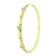 14K BRANSOLETK9 POZŁACANA 60/6 MM DELIKATNY BANGLE XUPING 89132