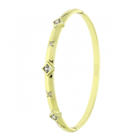 14K BRANSOLETK9 POZŁACANA 60/6 MM DELIKATNY BANGLE XUPING 89132