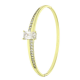 14K BRANSOLETK POZŁACANA 60/10 MM BRYLANTOWY BANGLE XUPING 89137
