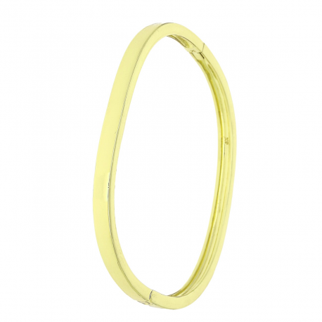 14K BRANSOLETK POZŁACANA 60/4,5 MM BRYLANTOWY BANGLE XUPING 89138