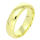 14K OBRĄCZKA POZŁACANA 6 MM TRADYCYJNA XUPING 89198