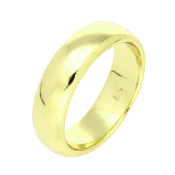 14K OBRĄCZKA POZŁACANA 5 MM TRADYCYJNA XUPING 89199