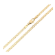 ŁAŃCUSZEK POZŁACANY 60 CM 2,7 MM GUCCI XUPING 89240